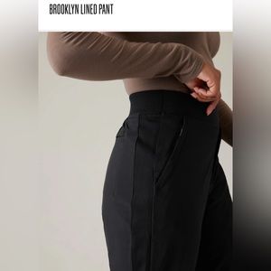 Athleta Brooklyn Pants Size 18 NAVY BLUE